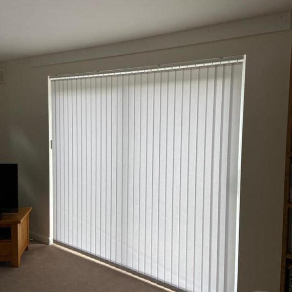 custom made vertical blinds for living room by blinds shop in dubai